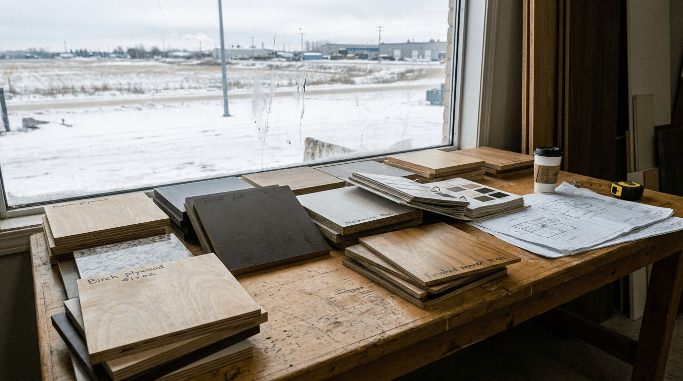 How to choose commercial cabinet materials for your business with Broadway Millwork in Saskatoon Saskatchewan
