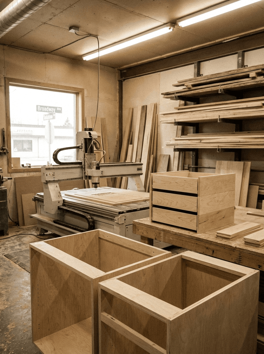 CNC advantage in Saskatoon - perfect fit cabinets