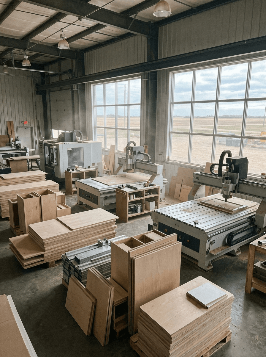 Precision CNC cabinet manufacturing in Saskatoon - Broadway Millwork