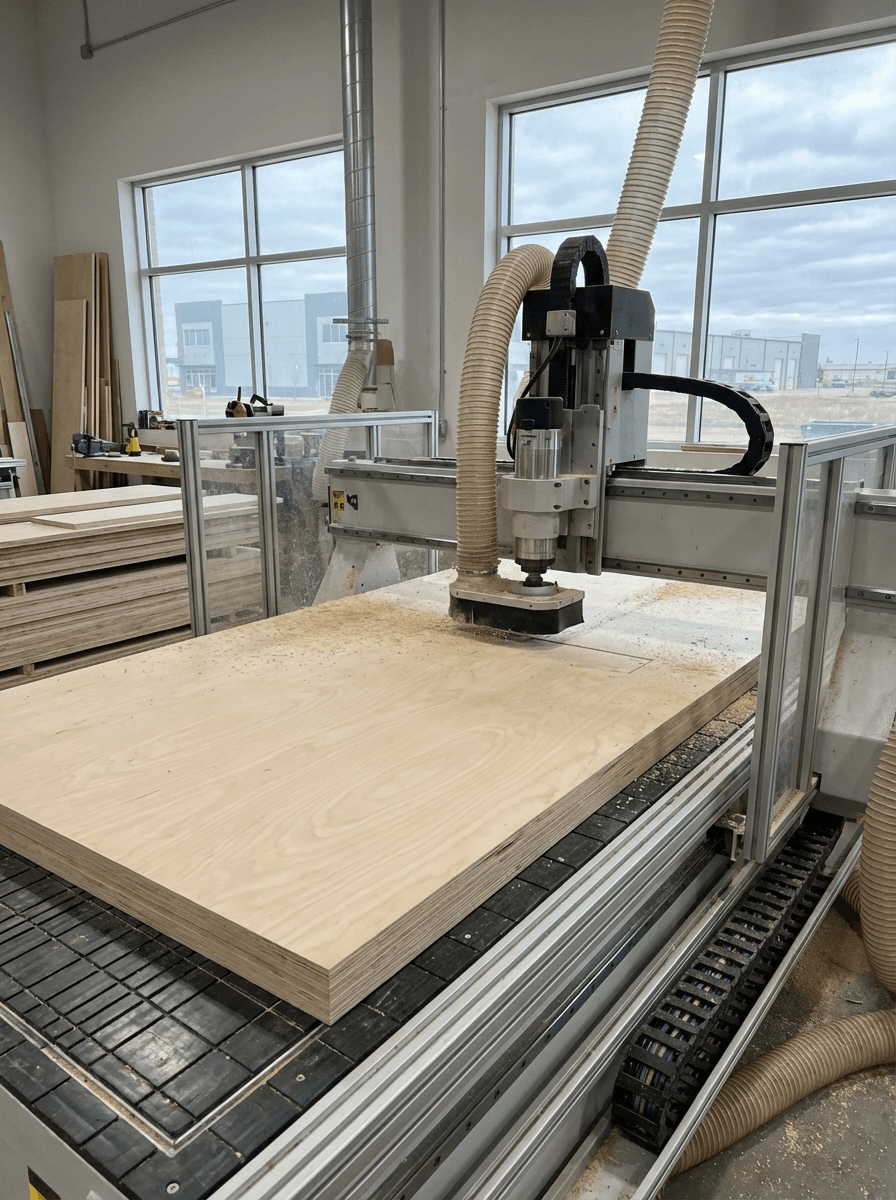 CNC manufacturing in action in Saskatoon - precision cutting equipment