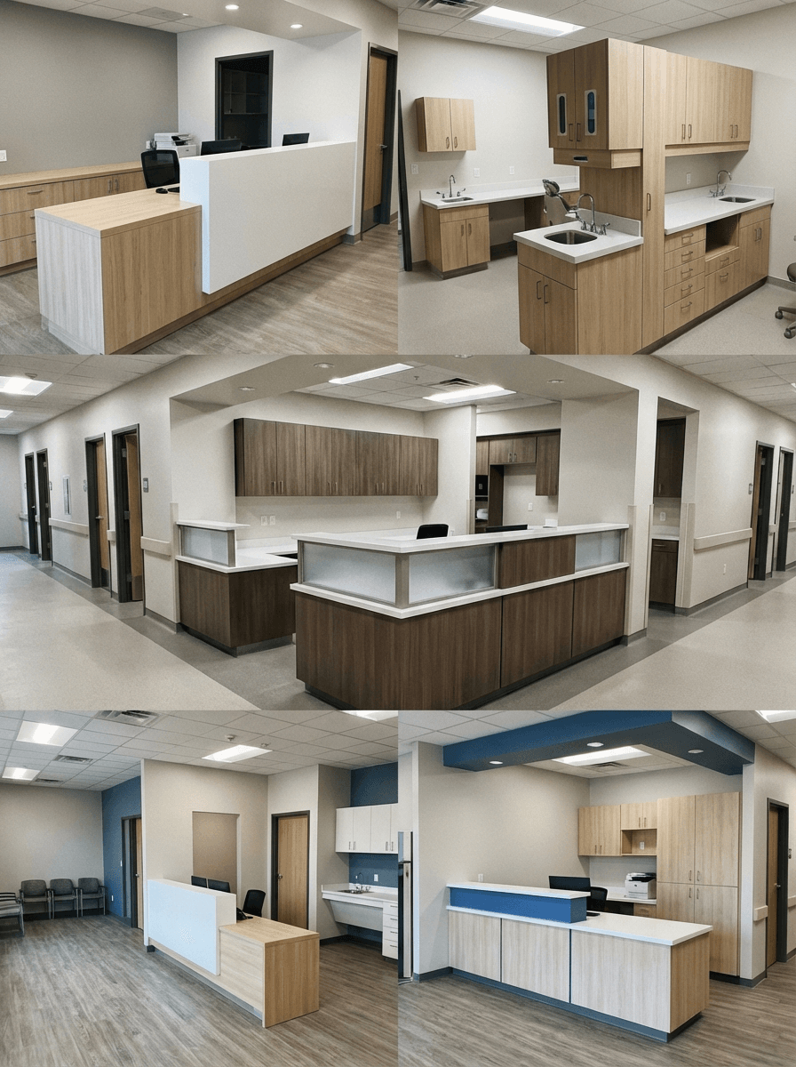 Medical clinic and dental office cabinetry in Saskatoon - healthcare facilities we serve