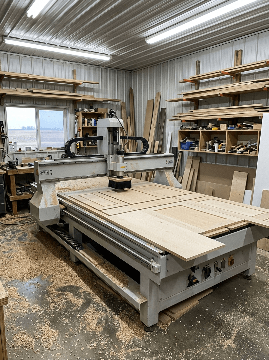 CNC precision equipment in Saskatoon - modern millwork manufacturing