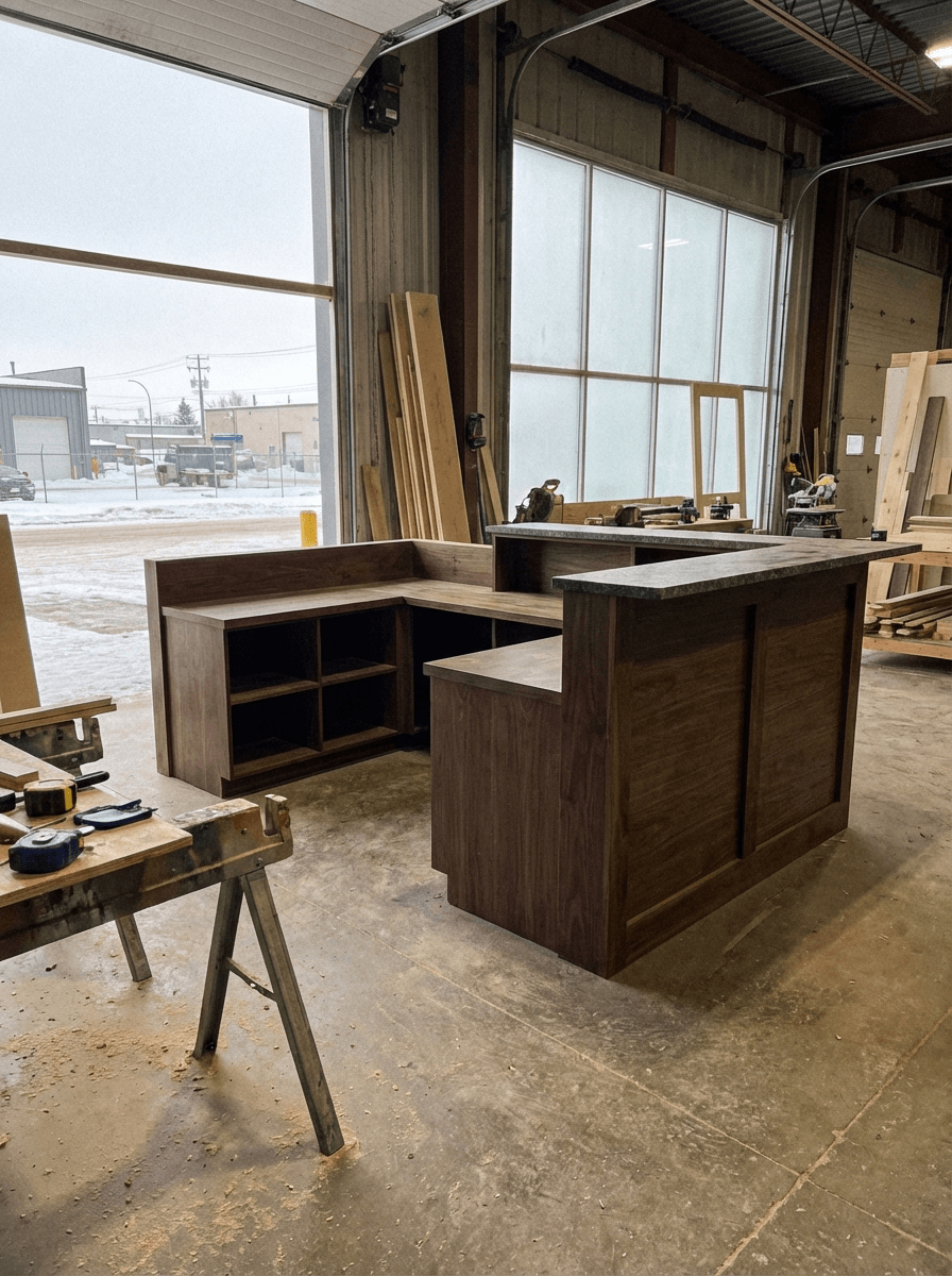 30 years of Saskatchewan craftsmanship - commercial cabinets and millwork in Saskatoon